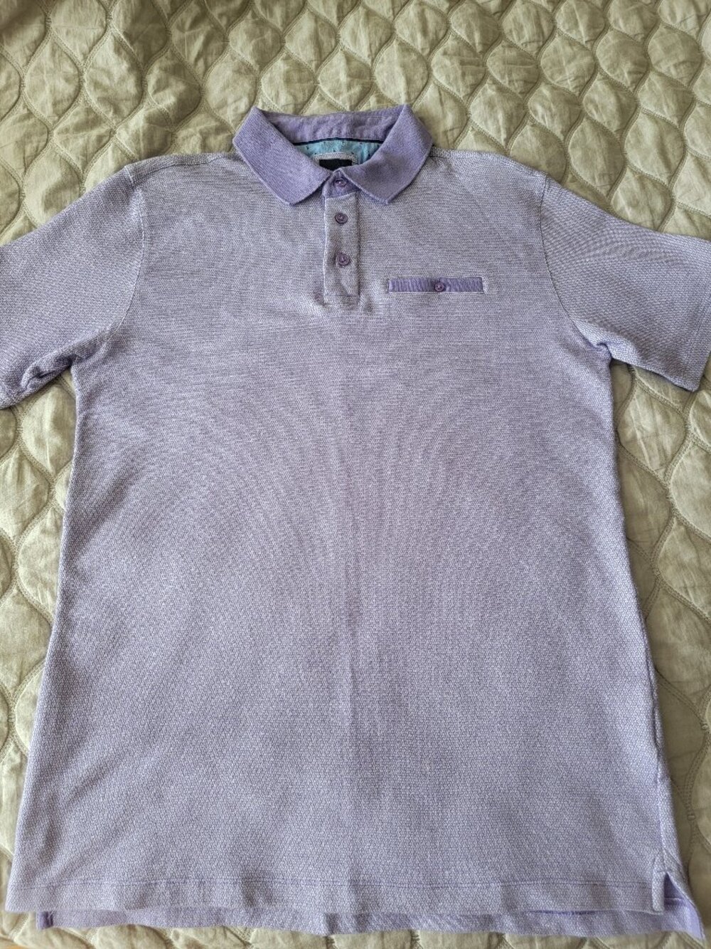 Tailorbyrd short sleeve polo, size L (runs smaller)